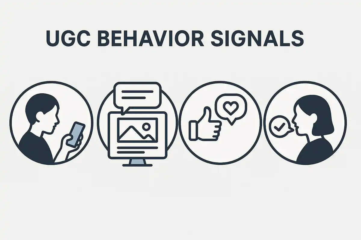 UGC用戶行為信號示意圖